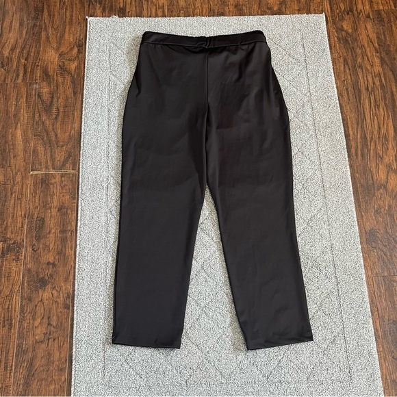 Maison d'Amelie Pants Womens Medium Black Stretch Drawstring Sweatpants Lounge - Picture 7 of 9